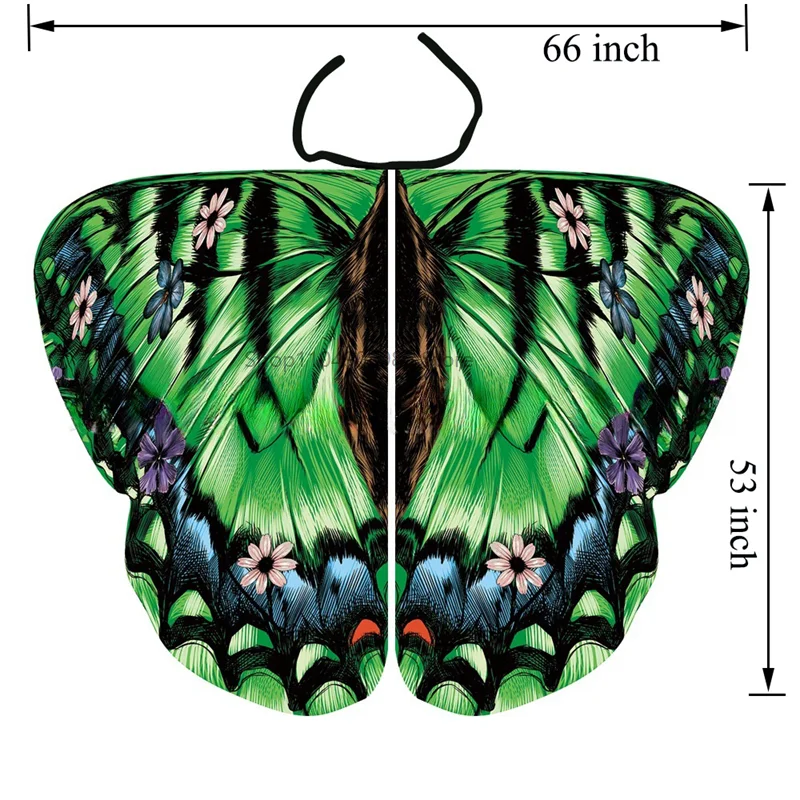 Рисунок 2 - Шаль с крыльями бабочки для взрослых