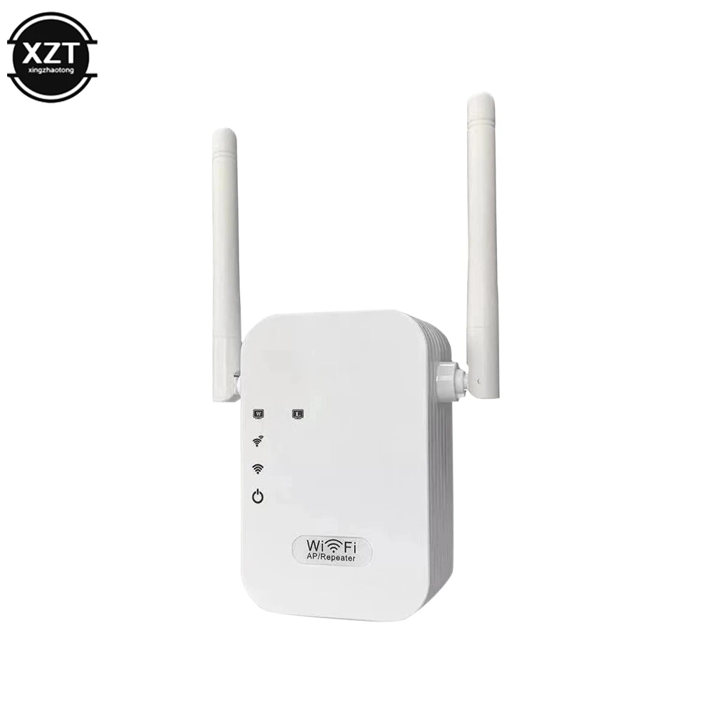 Repetidor sem fio WiFi, extensor de longo alcance, impulsionador de sinal Wi Fi, amplificador de 300Mbps, 2.4G, repetidor, novo