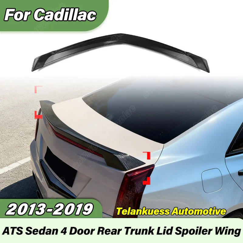 

Для Cadillac ATS 2013-2019: Спортивный задний спойлер-антикрыло для багажника, комплект для модификации кузова