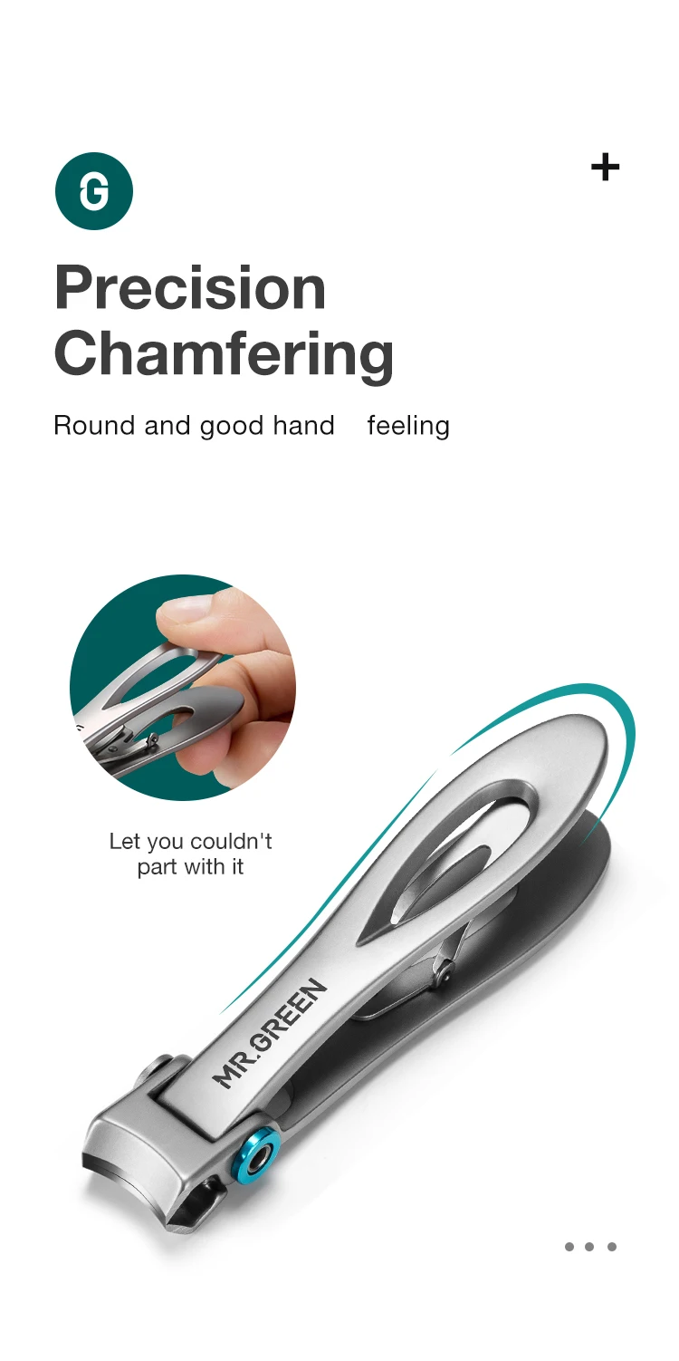 MR.GREEN Nagelknipser mit breiter Öffnung, Nagelwerkzeug aus Edelstahl für dicke und harte Nägel – Detail 7