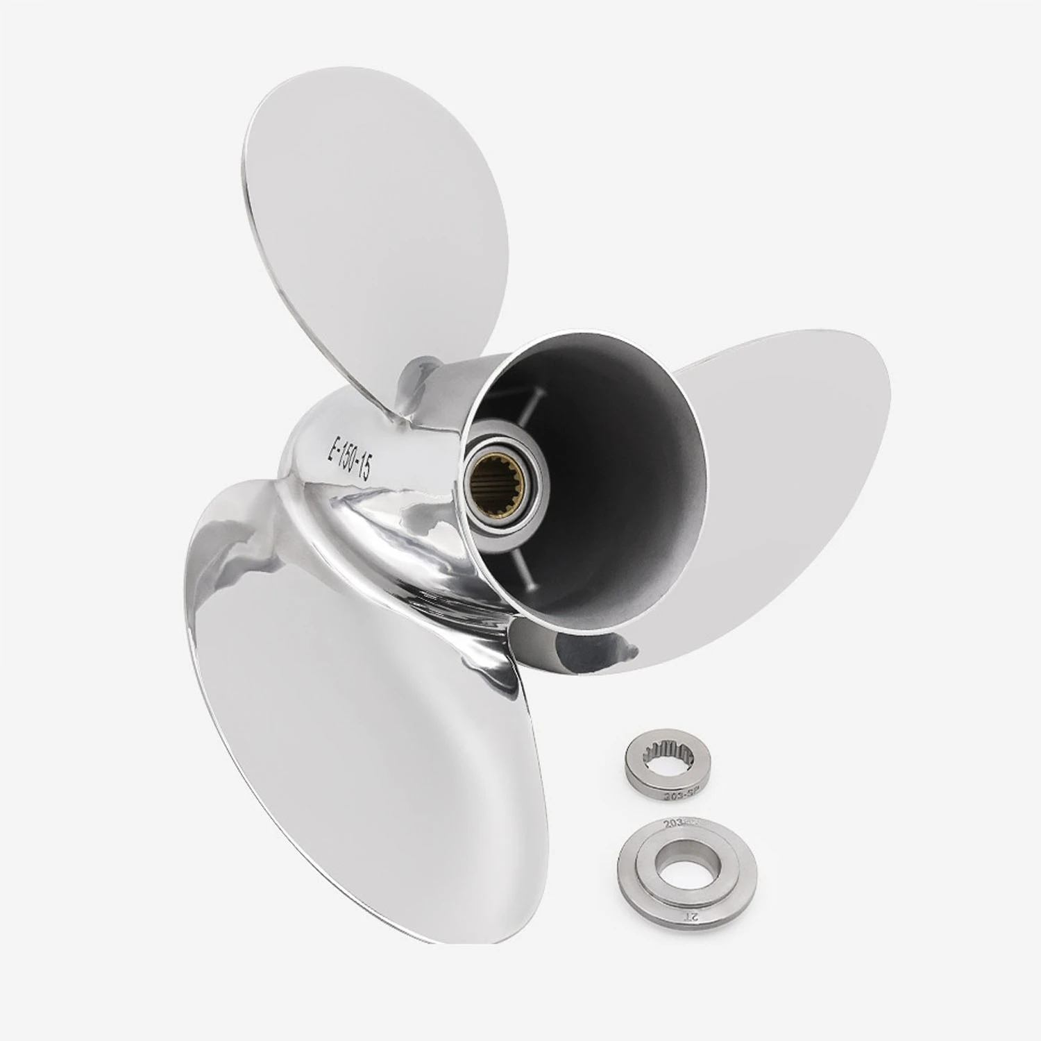 Outboard Motor Stainless Steel Propeller for Yamaha 150-175 HP 15X15 3X15X15 6G5-45941-00-ss