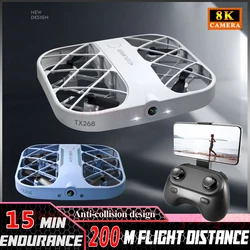 H107 8k Drone professionale HD 4k fotocamera Wifi Fpv telecomando elicottero Drone con fotocamera Pocket Quadcopter Dron regalo per ragazzo