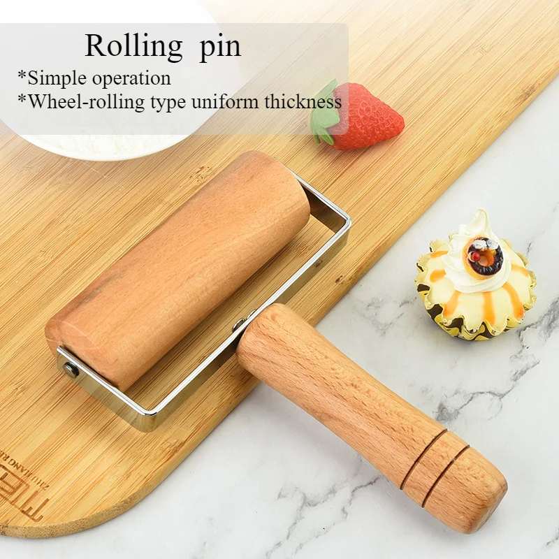 Rolling Pin Pastry and Pizza Baker Roller Wooden Baking Crush Nuts Crackers Cookies Kitchen Utensils Rolling Pins Pastry Boards