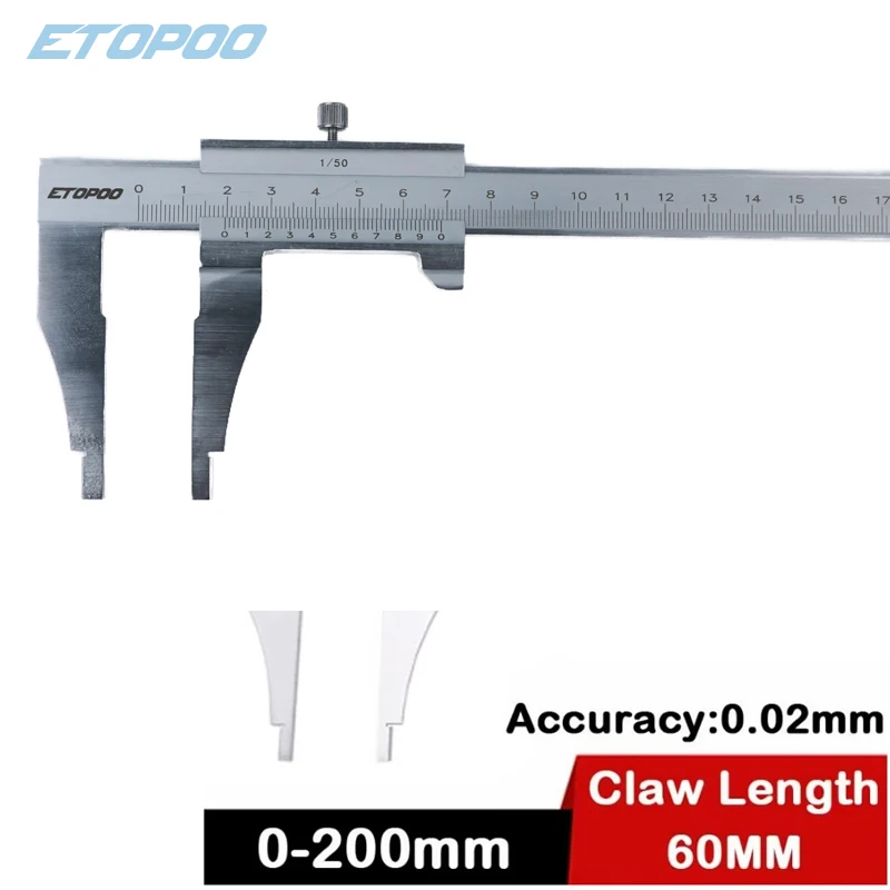 High quality 0-300mm Heavy Duty Vernier Caliper 12inch 8inch long jaw slider caliper 300x90mm steel vernier caliper