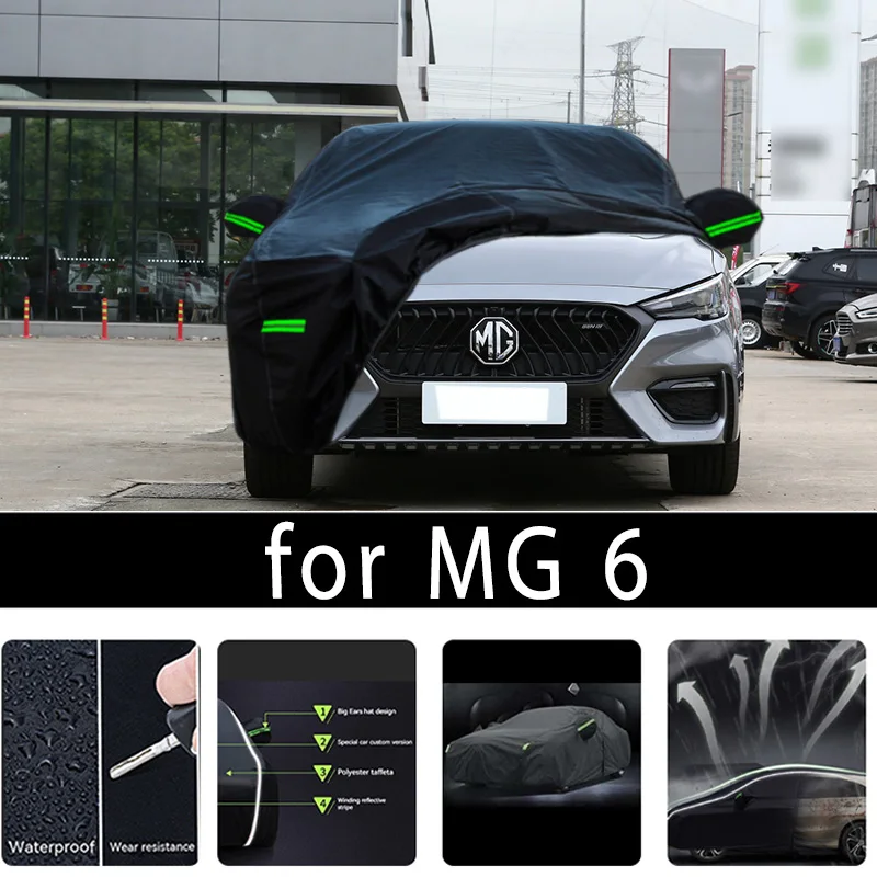 

For Mg6 Outdoor Protection Full Car Covers Snow Cover Sunshade Waterproof Dustproof Exterior Car accessories