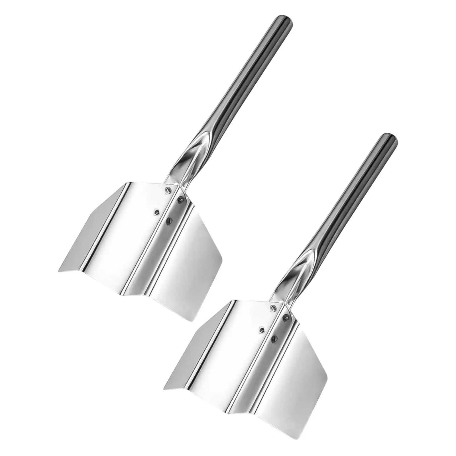 Portable Yin and Yang Corner Trowel Set Stainless Steel Plastering Tools for Easy Corner Smoothing Home Use