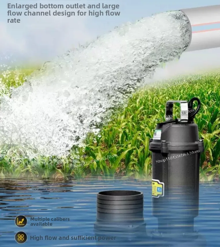 

Discharge feces and slurry. Small household submersible sewage discharge pump. 220 volts.