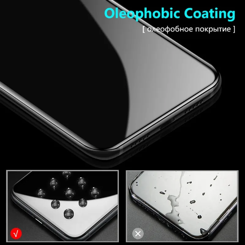 2Pcs 9D Full Cover for Oneplus Z 8 7 7t Pro 6 6t Tempered Glass Phone Screen Protector on The Glass Smartphone Protective Film