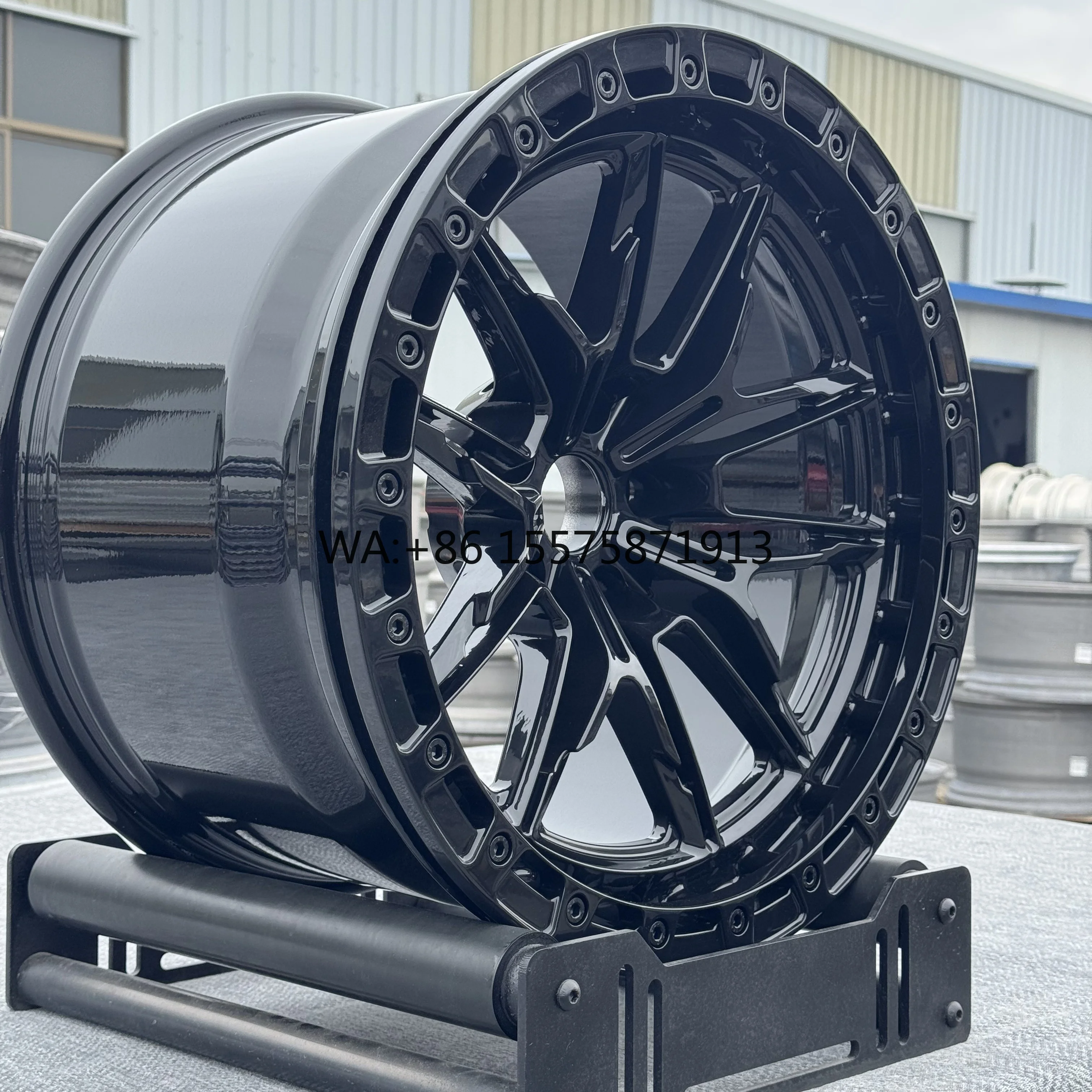 

Custom 5X112 5x120 5x114.3 Forged 6061-T6 Alloy Car Wheel Rims 15 18 19 20 21 22 Inch Racing Car Wheels with Beadlock
