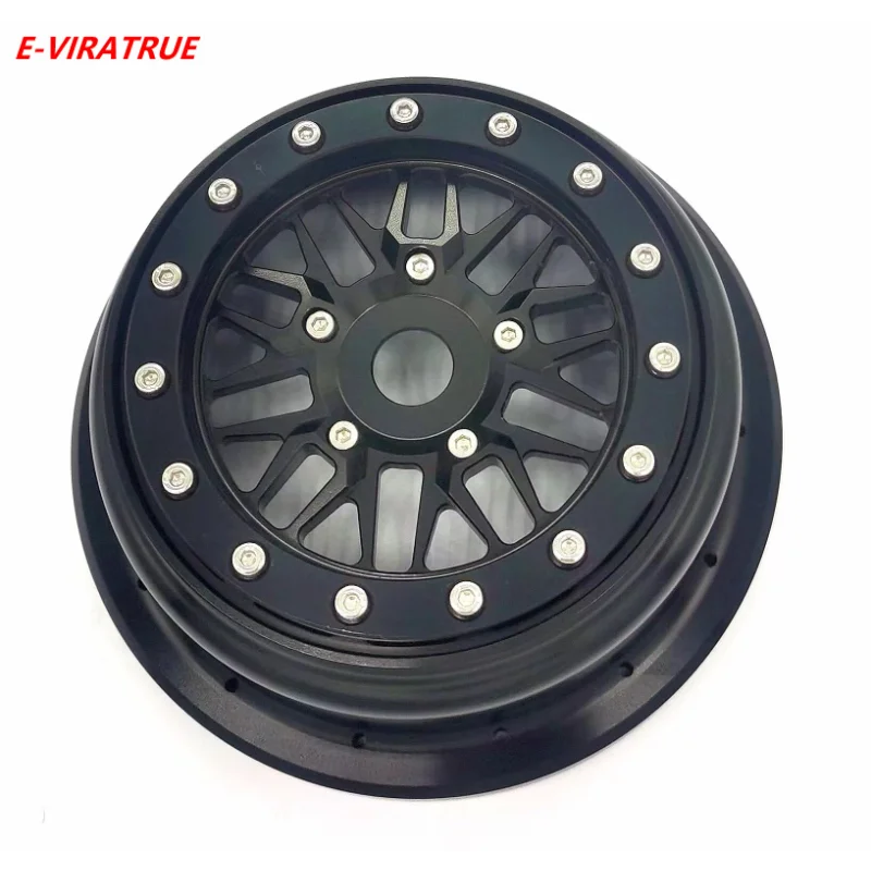 E-VIRATRUE Aluminum Bead Lock Wheel For Losi Super BAJA REY 1/6 (1pcs)