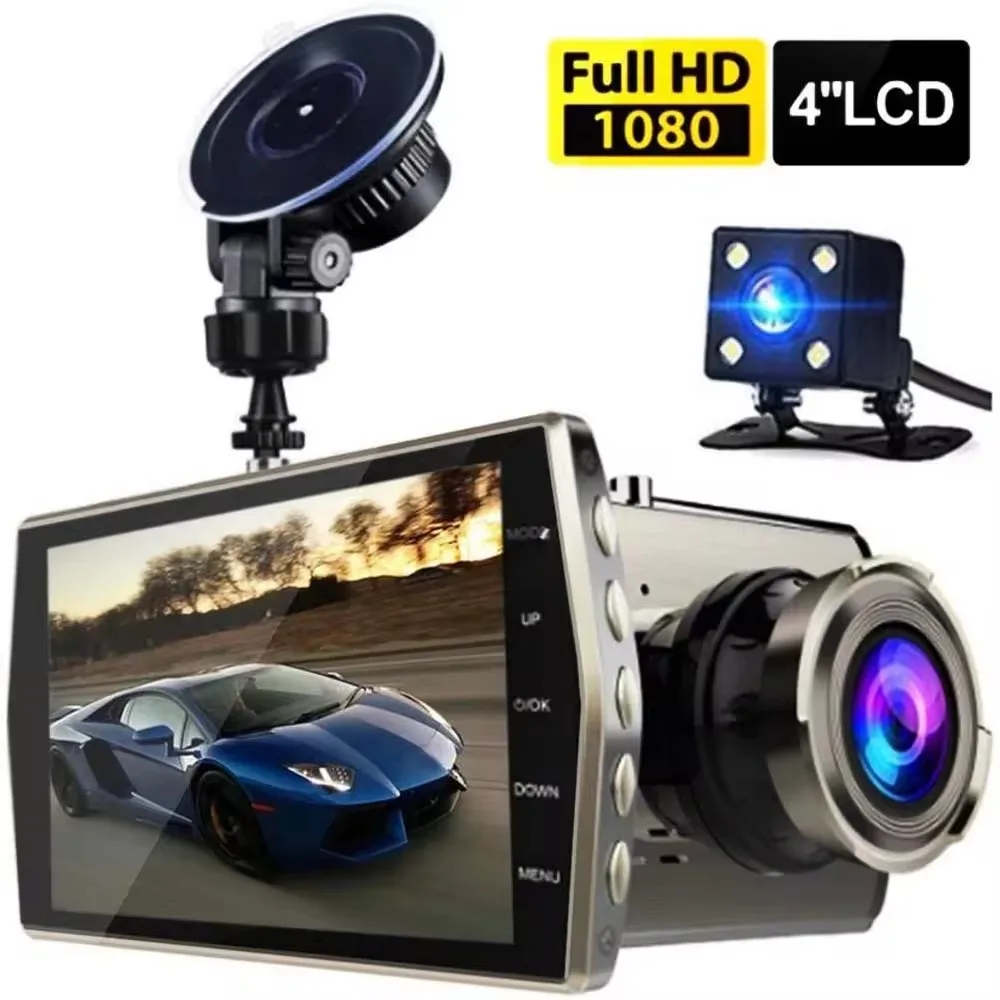 Car DVR 1080P HD Dash Cam Rear View Reversing Car Camera Drive Video Recorder Auto Black Box Vehicle Dashcam Car Accessories