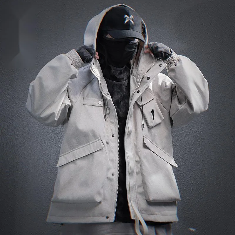 HKSH 2025 Spring New Men Tide Dark Techwear Functional Multi