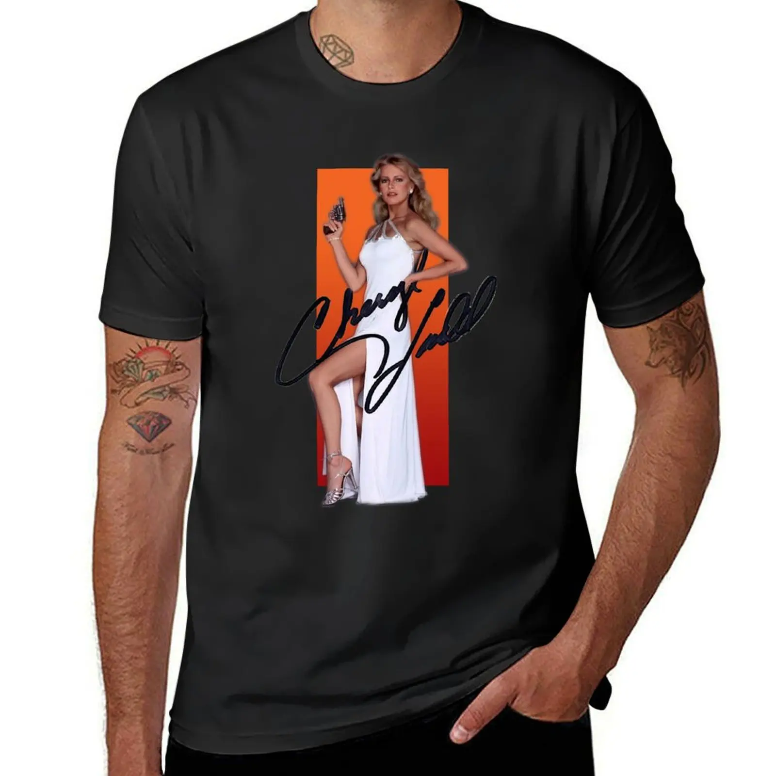 Cheryl Ladd Angel T-Shirt shirts graphic tees quick drying hippie clothes men t shirts