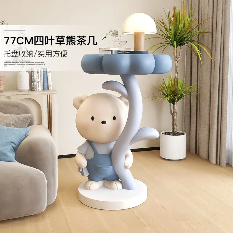 Cartoon bear floor ornament living room TV cabinet sofa edge home decoration bedside table coffee table housewarming gift