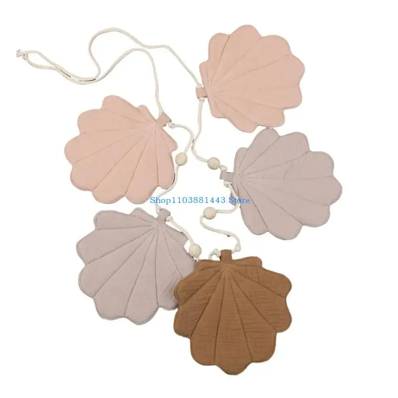 لافتات Q6RE لصور الأطفال على شكل صدفة، ديكورات أنيقة للغرفة #3