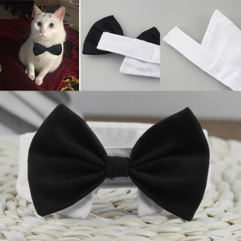 1PC Pet Puppy Dogs Adjustable Bow Tie Collar Necktie Bowknot Bowtie Holiday Wedding Decoration Accessories New