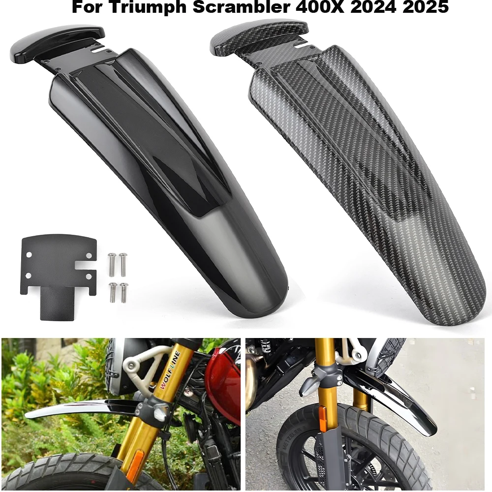 

Motorcycle Front Fender Mudguard Fairing For Triumph Scrambler 400X Scrambler400X 2024 2025