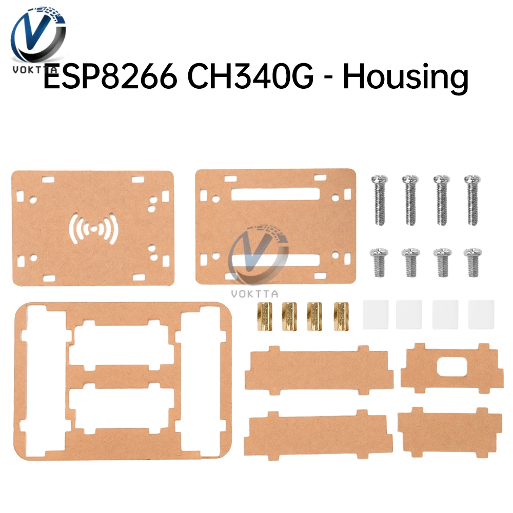NodeMcu Lua ESP8266 CP2102 CH340G ESP32 Iot 개발 보드 투명 아크릴 보호 쉘 DIY 케이스 느슨한 부품