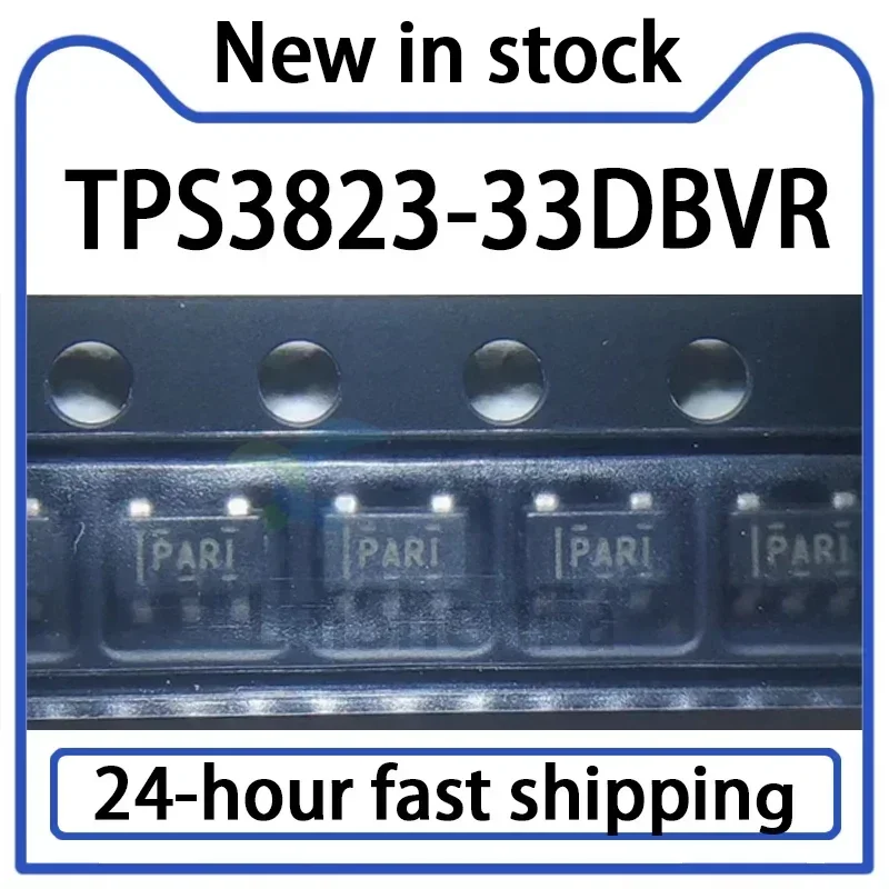 10PCS TPS3823-33DBVR Package SOT23-5 Power Supply Voltage Monitor IC in Stock