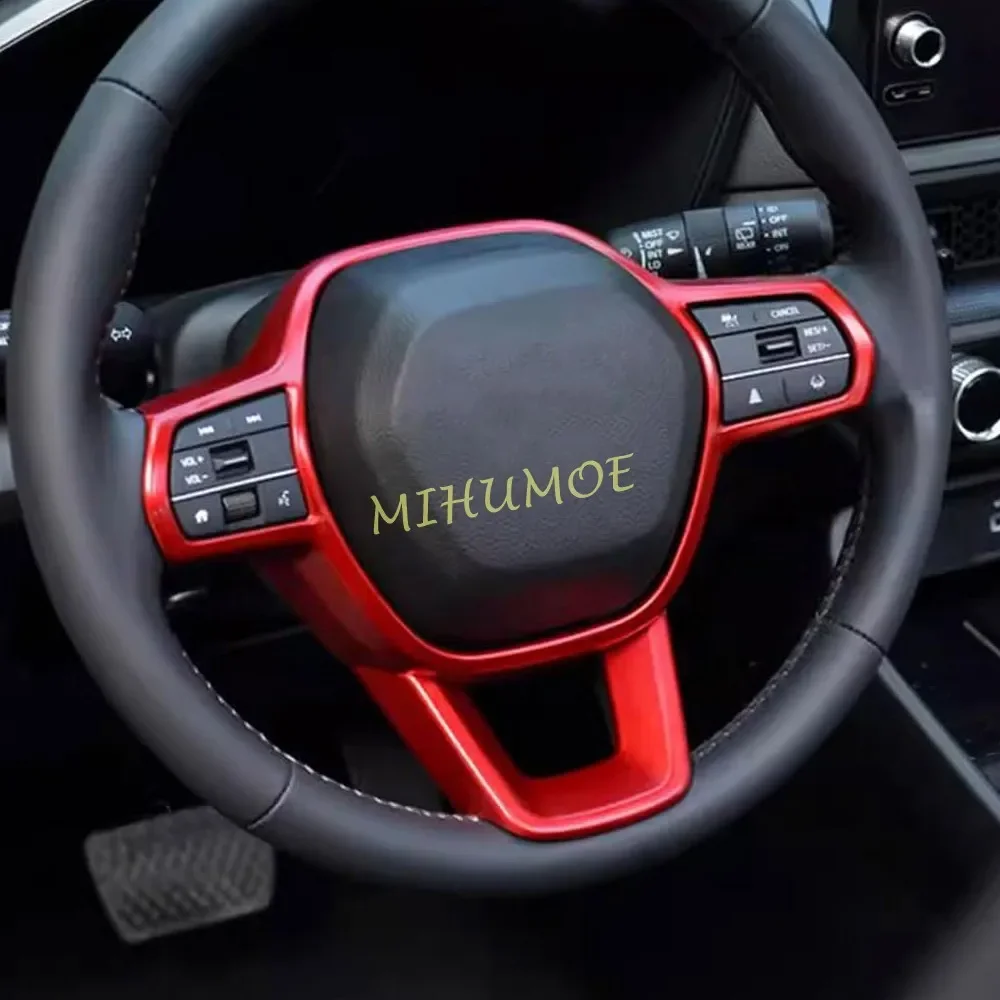 

Для Honda Civic Accord 11th CR-V ZR-V CRV ZRV накладки на руль, стильный чехол, красный 2022 2023 2024 2025