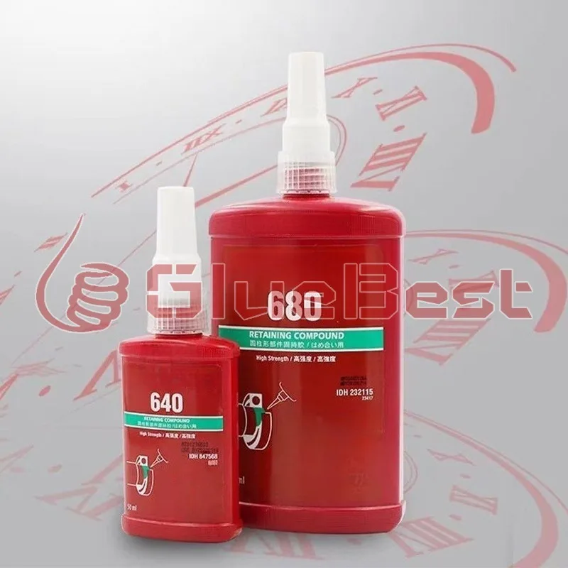 Industrial Anaerobic Retaining Sealant 603 638 648 680 Bearing Shaft Sleeve Thread Locking Assembly Repair Compound 50ml 250ml