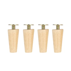 Massivholzmöbel -Kit, Kegel mit schlanken Füßen, Sofa Bett, Schrank, Tisch, Stuhlersatz, Bein, 8 cm, 15 cm, 20 cm Höhe 6 Hauptverkaufsofa Feet Madeira - №3
