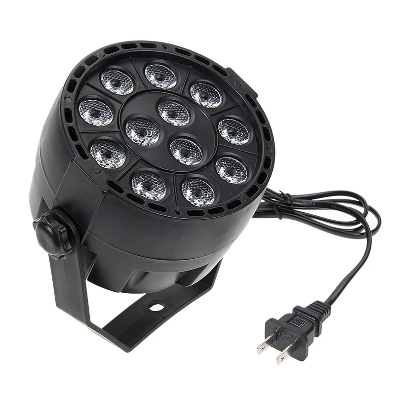 12 RGB LED الاتحاد الأوروبي/الولايات المتحدة التوصيل المرحلة ستروب ضوء 8CH الإضاءة ليزر العارض نادي الحفلات