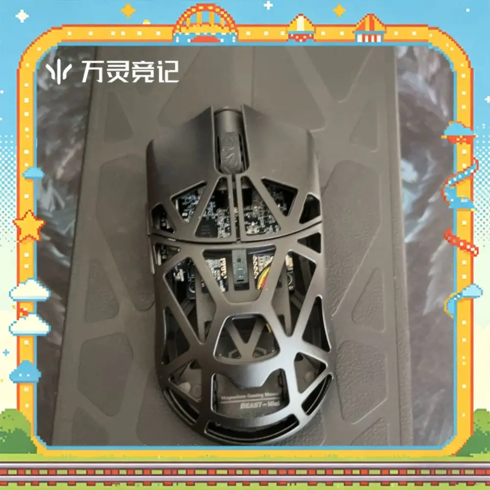 WLmouse BEAST X MINI Pro Wireless Mouse PAW3950HS Sensor 8K Magnesium Alloy FPS Gaming Mouse No Punching 2 Mode Custom Mice Gift