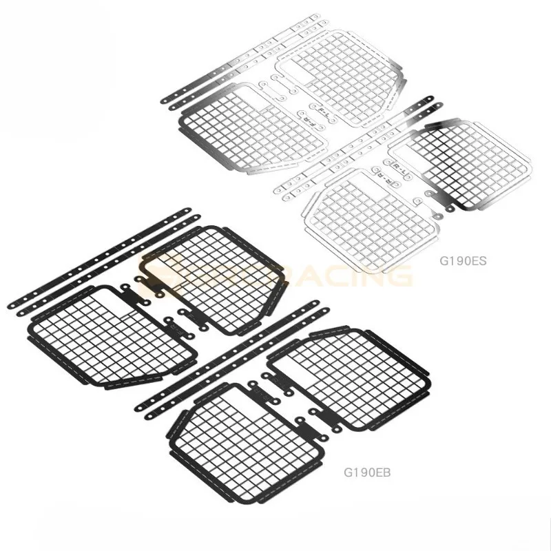 

Metal Folding Side Window Net for 1/10 RC Crawler Car MJX FOR H8H DEFENDER Accessories