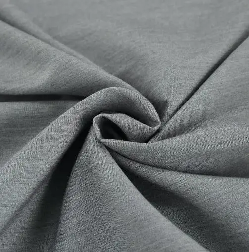 Rok Berlipat Ramping Pinggang Tinggi Kasual Komuter Abu-abu Kelas Atas Musim Gugur