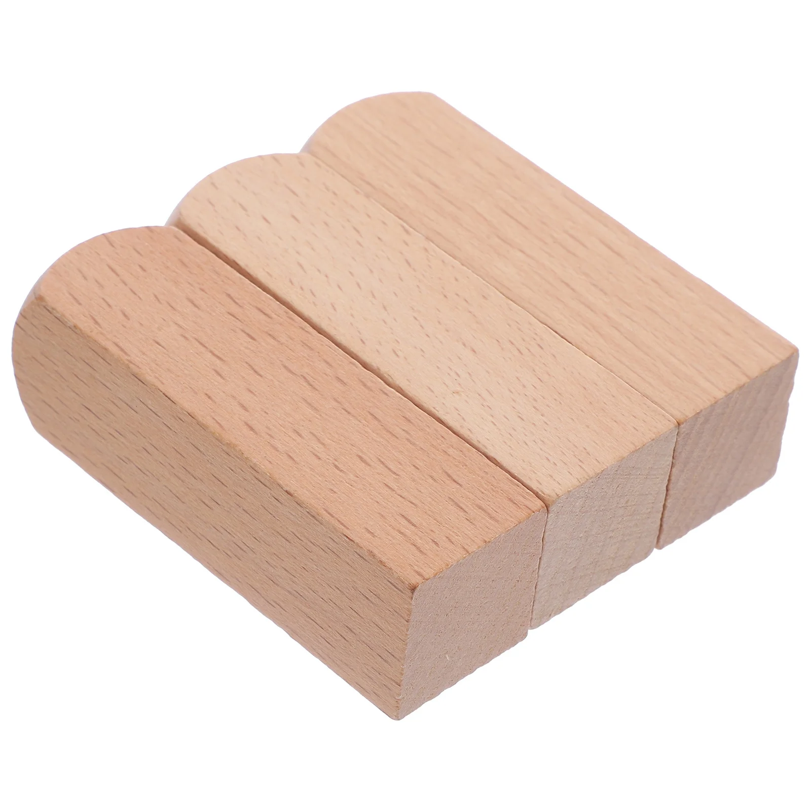 

3pcs Unfinished Wooden Carving Blocks Diy Seal Making Material Small Natural Wood Blocks For Crafting Stamps Whittling Projects