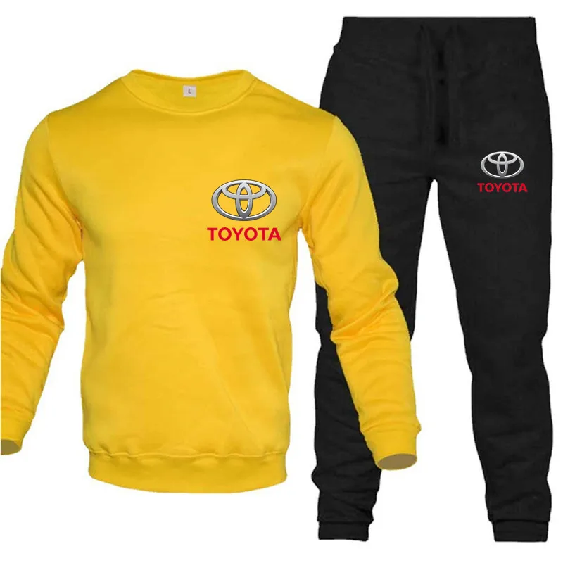 2024 Mens Car Brand Print Hooded Jacket Suit Tracksuit Fans Sportswear Jackets+Pants 2Pcs Suit Jogging Streetwear Sweater Set