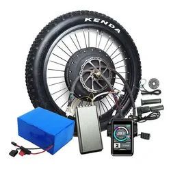 Low Price 26'' 20inch 5000w fat tire Electric bike conversion kit for sale