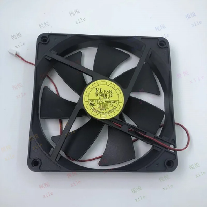 

L+ for Y.L.FAN D14BH-12 14025 DC12V 0.7A 14CM 2-Wire Cooling Fan