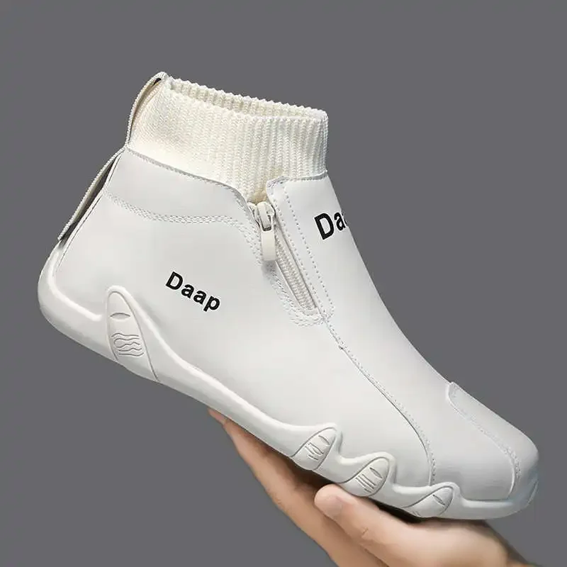 

Ankle Shoes For Men Fabric Ankle Boots Fashion Boots Sneakers Sports Tenis New Collection Training Snekers Brands Advanced
