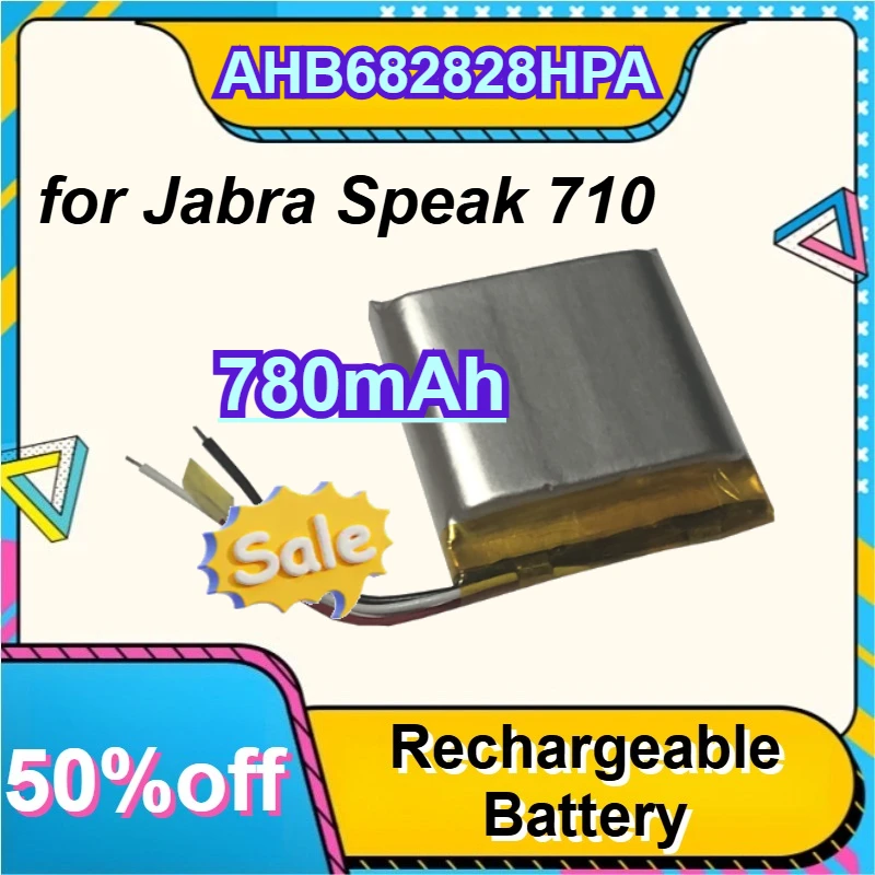 

AHB682828HPA with 3 Wires Replacement Battery for Jabra Speak 710 Headset Power Cell