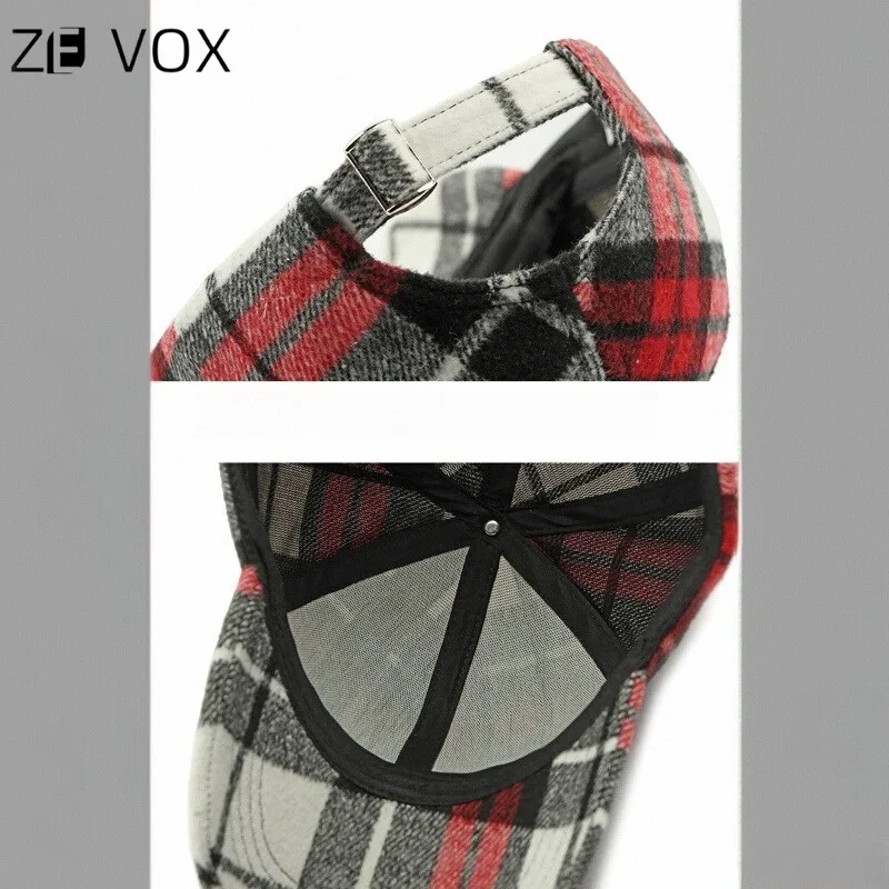 Fashionable and Classic Hard-top Official-website Baseball Cap for Men and Women, Autumn Spring Check Pattern Duck Tongue Cap