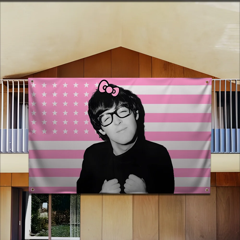 America USA P-Paul M-McCartney Flag For Garden Flags Party Living Room Home Balcony Wall Decor Banner Bedroom Tapestry Outdoor