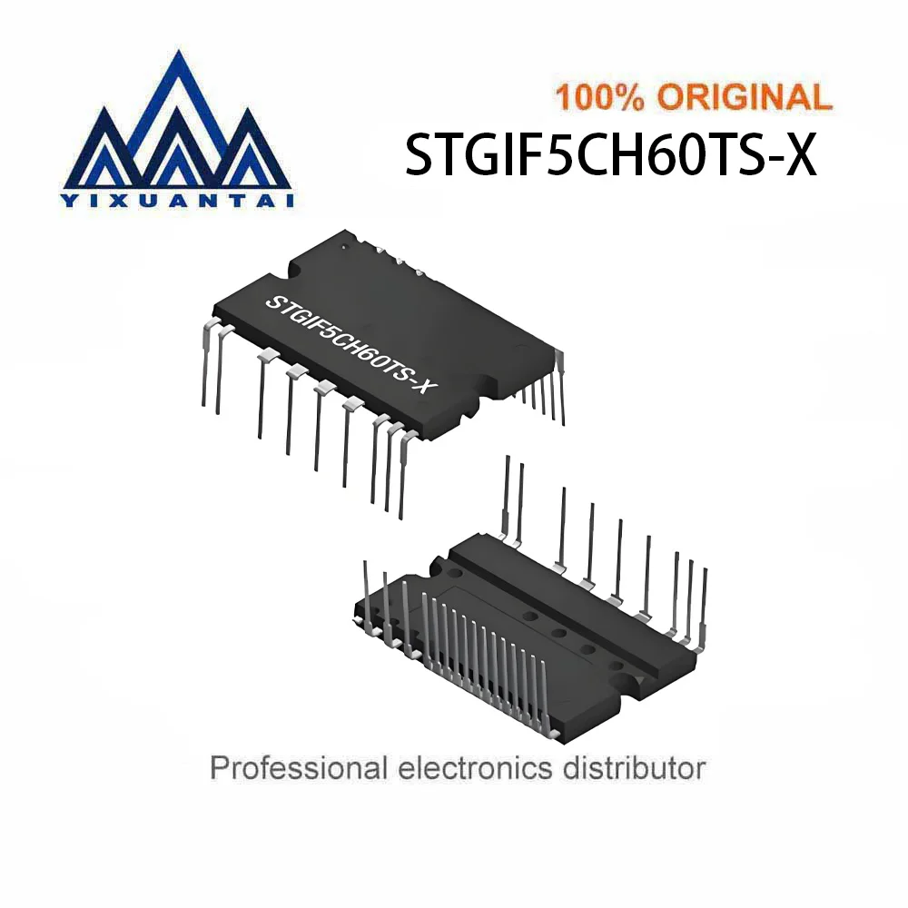 

2pcs/Lot STGIF5CH60TS-X STGIF5CH60TS 【MODULE IGBT, 600V, 8A, SDIP2B-26 】New and Original