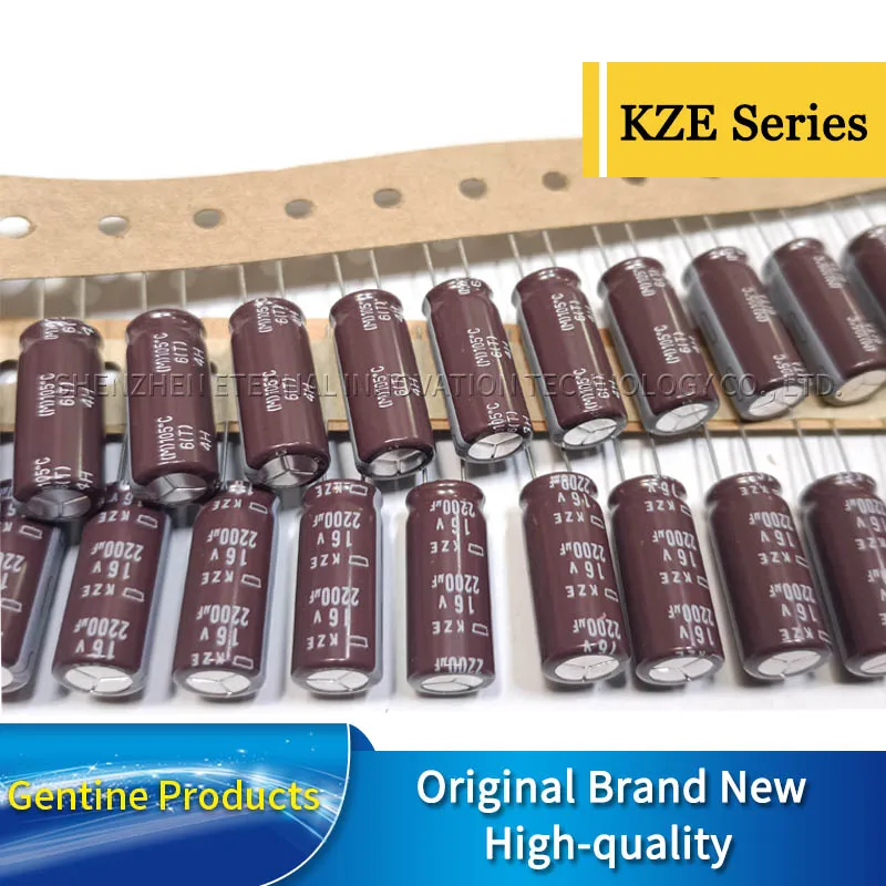 

200 шт. 16V2200UF KZE 10X25-T EKZE160ETD222MJ25S оригинальные новые электролитические конденсаторы NIPPON CHEMI-CON NCC длительный срок службы