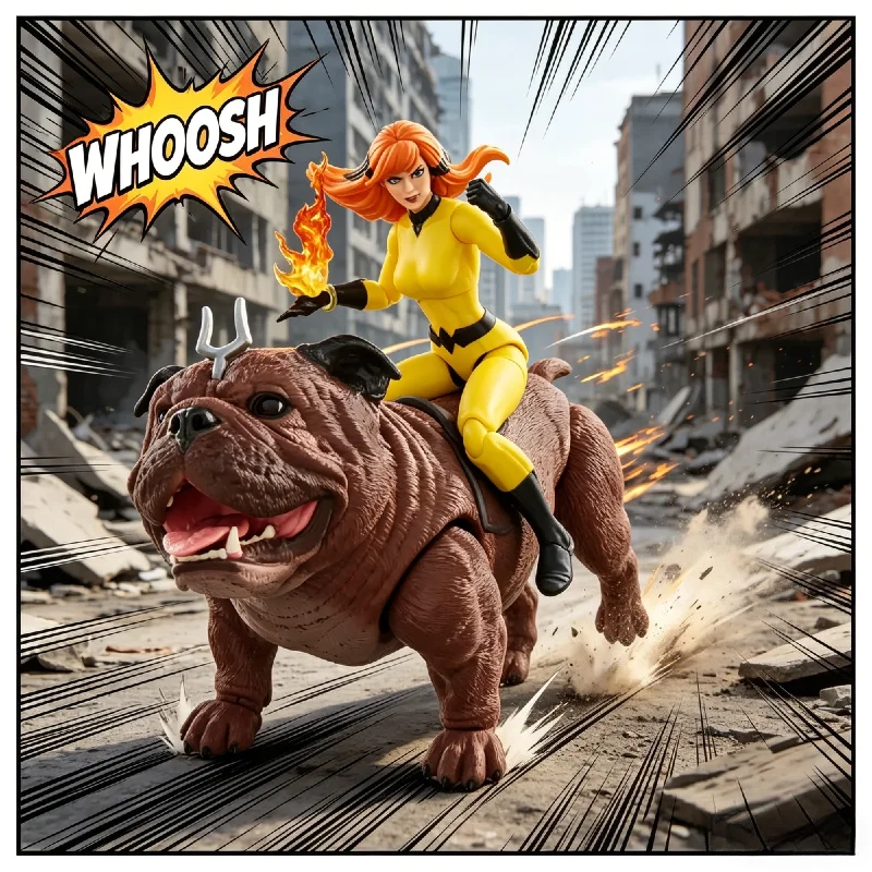 

【IN STOCK】 Hasbro Marvel Legends Inhumans Crystal & Lockjaw 2-Pack 6-Inch Action Figure Set 15cm Collectible Toy