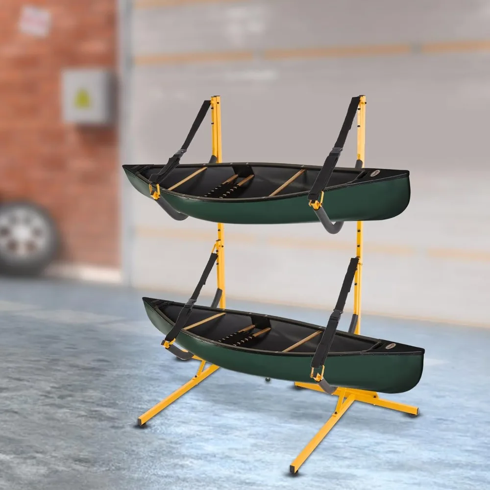 

Freestanding Storage Rack for Kayak Double Kayak Storage Rack for Stable Storage Up To 108 Kg with Accessories