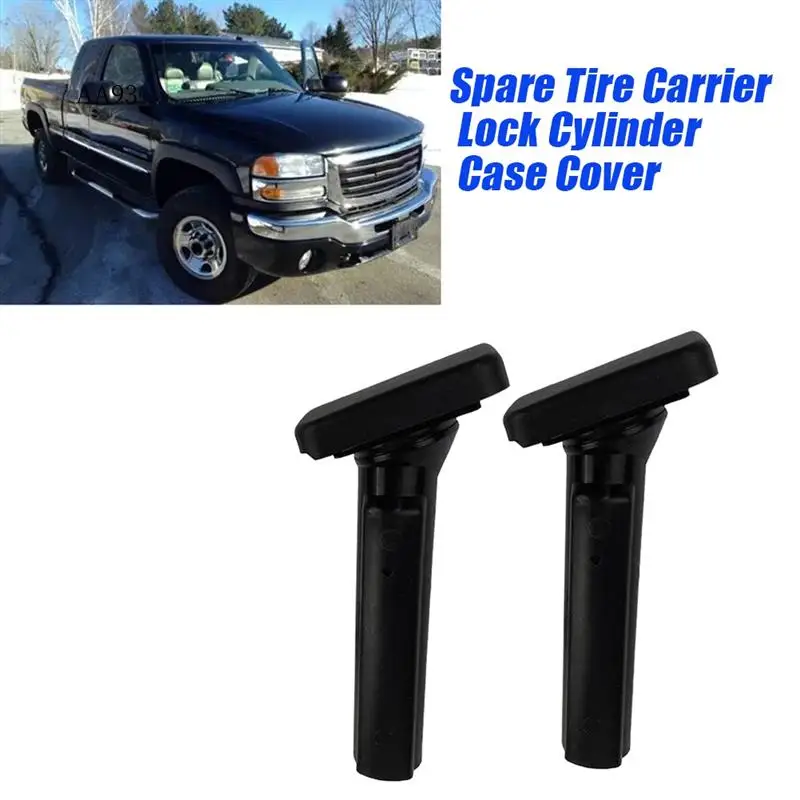 

AA-2Pcs Spare Tire Carrier Lock Cover Case 1518-2986 For Silverado Sierra Avalance Suburban Tahoe GMC Yukon 99-13 15204233 Parts