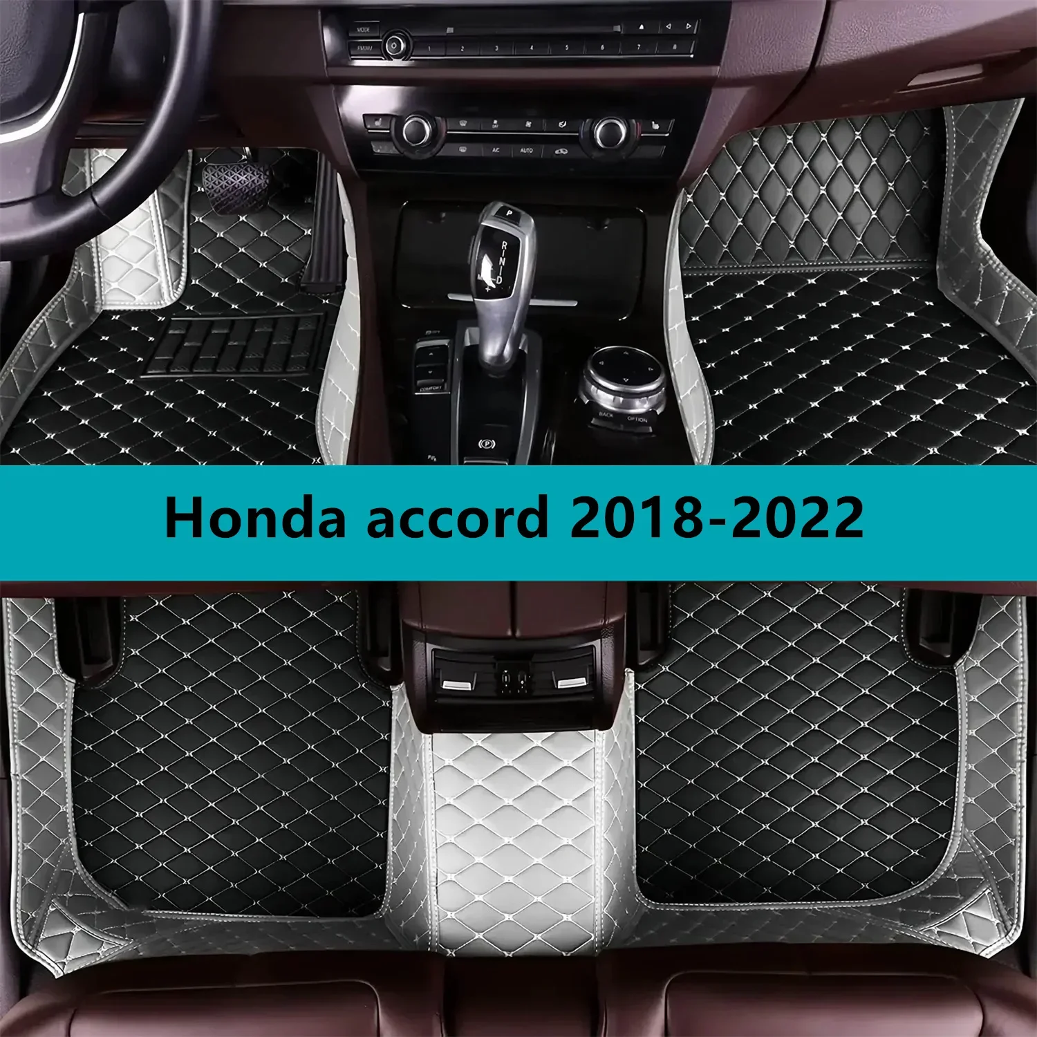 

Автомобильные коврики для Honda Accord 2018-2022, кожаные коврики для автомобилей, коврики, автомобильные коврики, аксессуары для интерьера