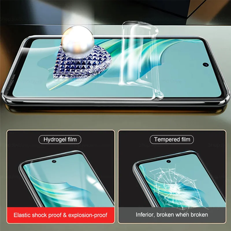 2 buah Film hidrogel cakupan penuh untuk pelindung layar Tecno Spark 20 c 20C GO 2024 Film lunak pelindung untuk Tecno Pop 8 Spark20c