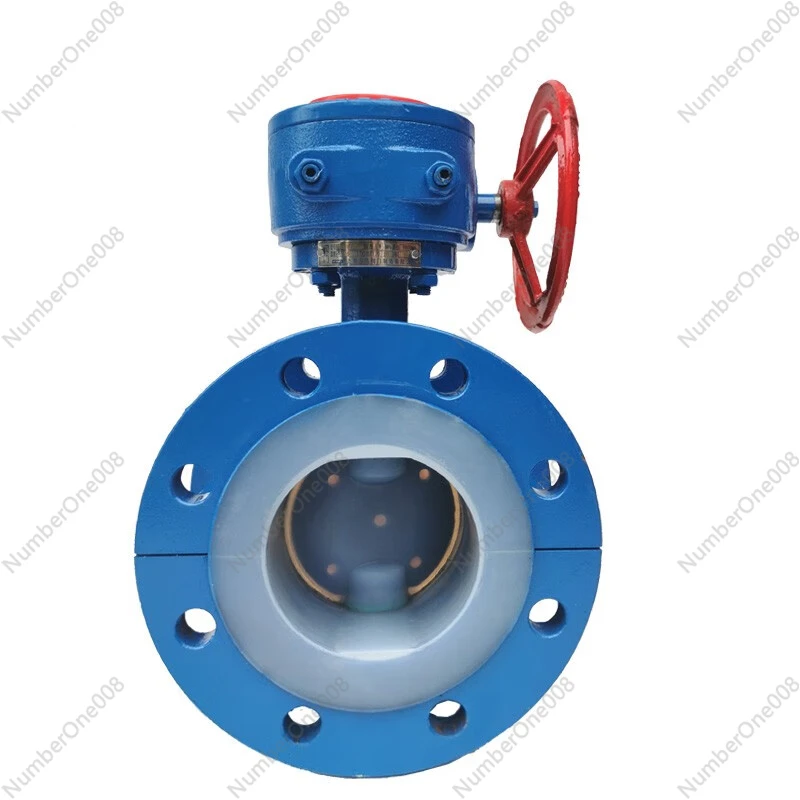 Fluorine Butterfly Valve Corrosion-resistant, Strong Acid and Alkali Resistant Regulating Valve Lining D341F46-16C (DN600)