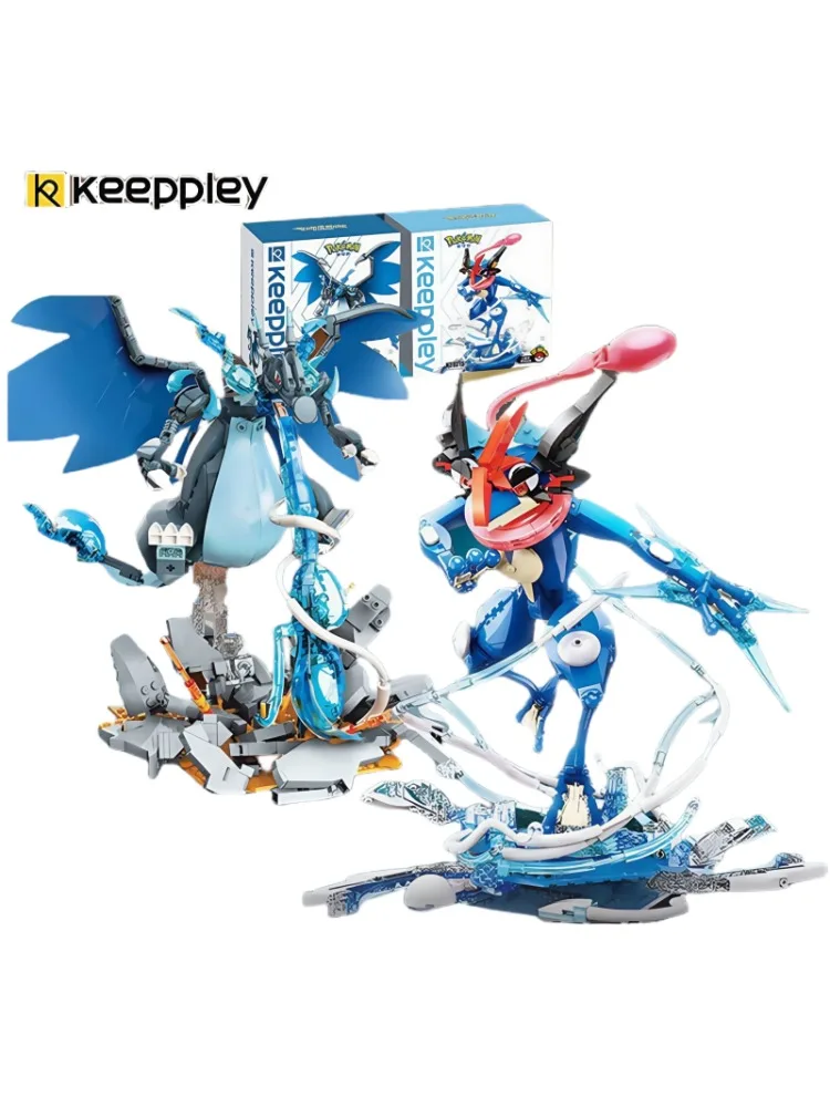 Keeppley Pokémon Bouwstenen Greninja Charizard Anime Cartoon Assembleren Model Speelgoed Collectie Decoratie Verjaardagscadeaus - afbeelding 2
