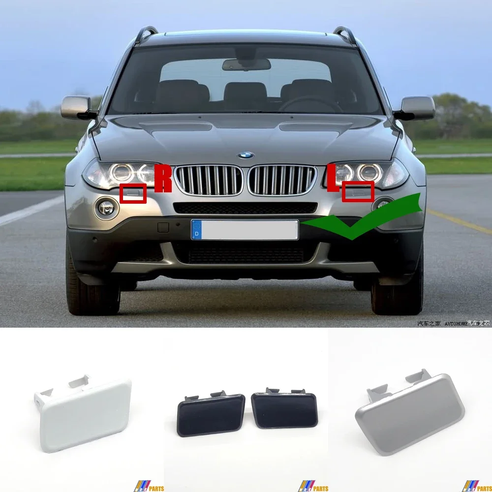 توصية مفصلة لغطاء ماسورة غسالة المصابيح الأمامية لسيارة BMW X3 E83 03-10 M-Sport 1.8d 2.0d 2.0i 2.5i 2.5si 3.0d 3.0i 3.0sd 3.0si SAV – متوافق مع BMW 8D