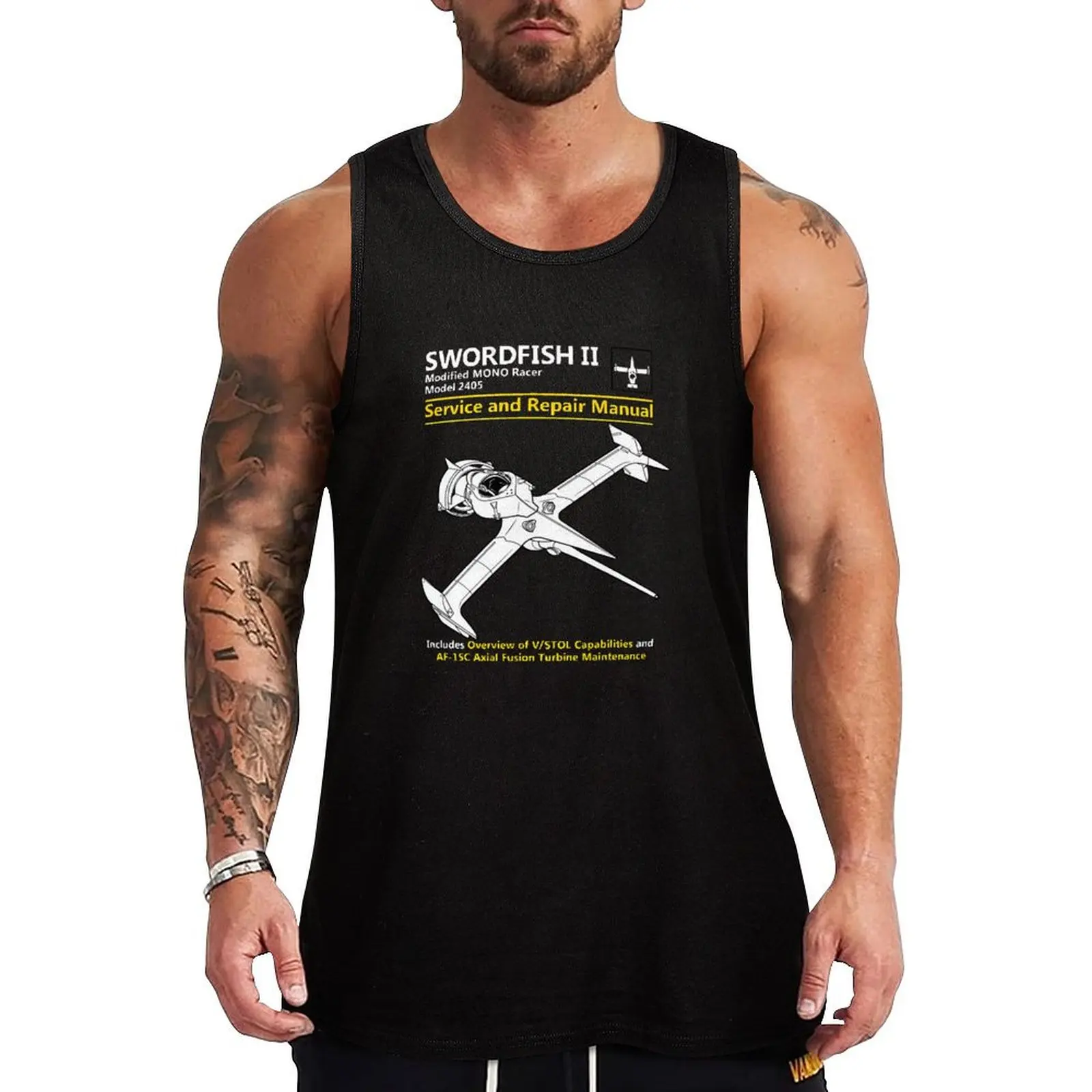 Service and Repair Manual T-Shirt Tank Top t-shirts man summer clothes men 2025 gym shirts