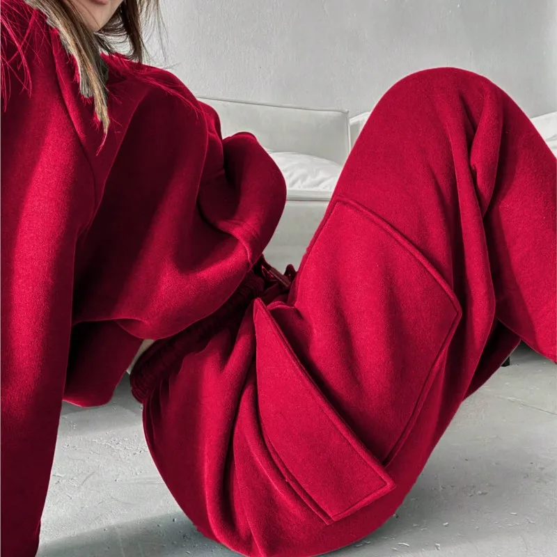 طقم ملابس رياضية نسائية لعام 2025 بدلة رياضية عصرية للخريف مع مريحة وقابلة للتنفس ومتعددة الاستخدامات للسفر في صالة الألعاب الرياضية #3